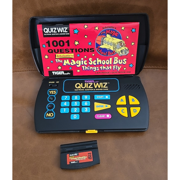 Vintage Tiger Quiz Wiz Electronic 1001 Question Game & 1 Cartridge #48 EW2096 - Picture 1 of 5